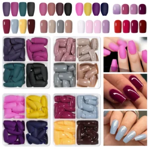 96PCS Matte Nail Tips