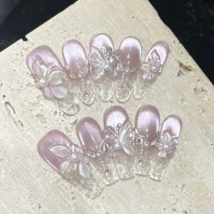 3D Bauhinia Press Nails