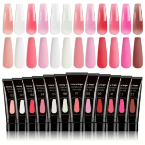 12-Color Poly Gel Set