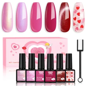 6-Color Cat Eye Gel Polish set